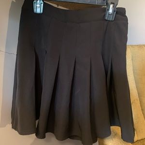 Black tennis skirt